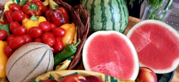 Record di frutta e verdura nell’agosto bollente